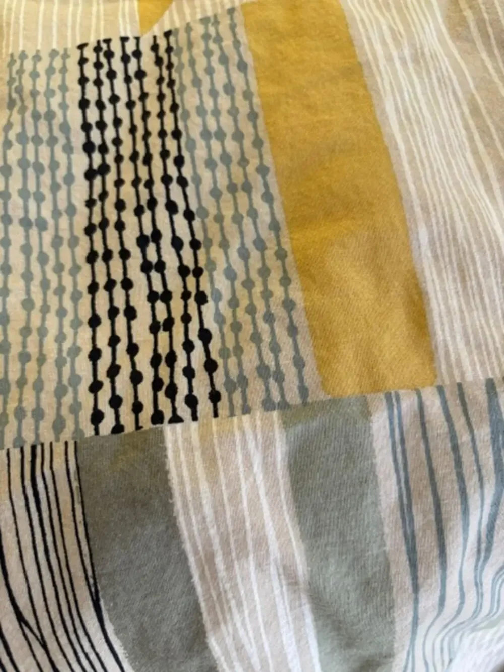 KEA Lummervaxt Twin Size Duvet Cover & Pillow sham Mod Geometric